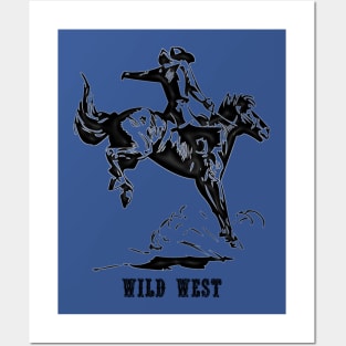 Western Era - Wild West Cowboy on Horseback 8 Posters and Art